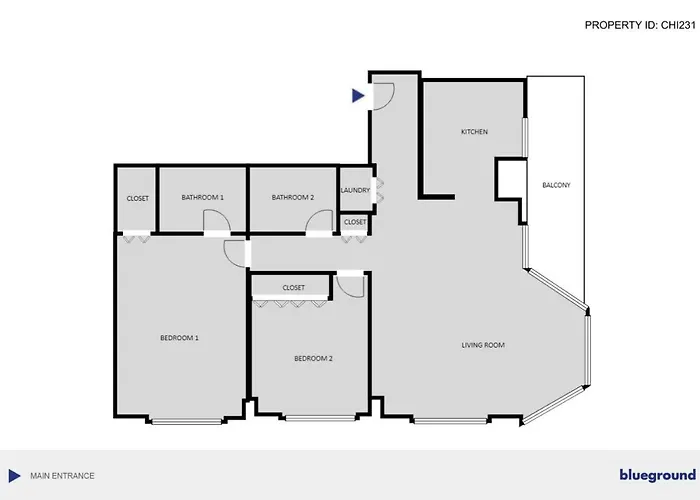 Gold Coast 2br W Gym Lounge Pool Nr Mag Mile Chi-231 * Chicago